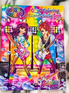 Lisa Frank Rainbow Rockers Giant Coloring & Activity Book (2015)